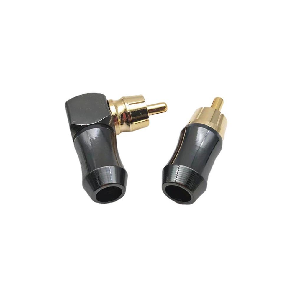 1 Stück Cinch-Stecker L/I-Typ HIFI Cinch-Klemmen Kupfer Vergoldet Audioverstärker Cinch-Stecker Unterstützt bis zu 6,5 mm Kabel