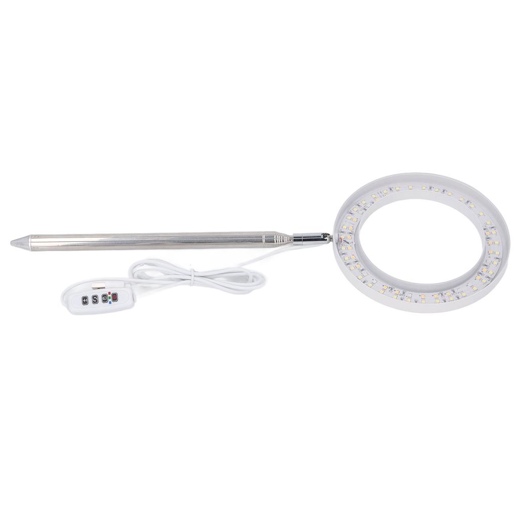 6inch Grow Light Full Spectrum Plant Light 26.5-165cm Adjustable Height Timing and Dimming Growing