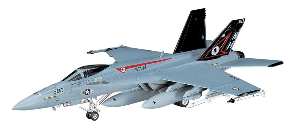 Hasegawa US Navy Super Hornet Aircraft Plastic Model Kit E19 1/72 F/A-18E Carrier-Based Fighter/Attack