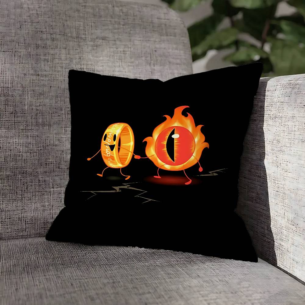 L-Lords of the R-RingES Throw Pillow Case For 55x55cm 30x30cm 50x50cm 45x45cm 40x40cm Square Chair Pillowcase Case