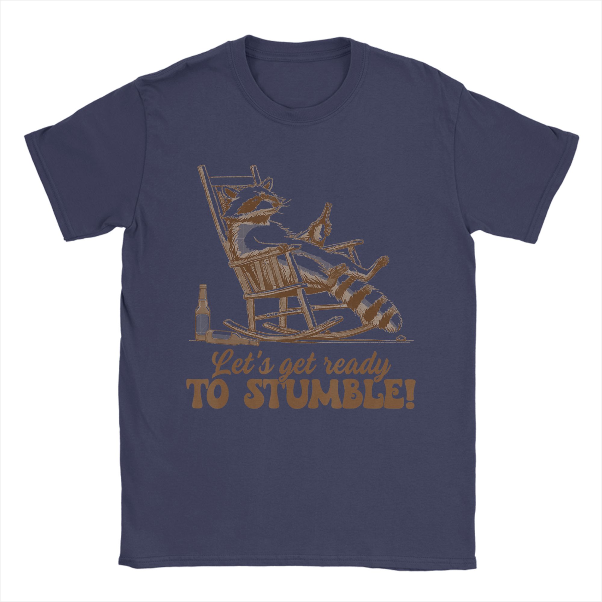 

Raccoon Day Drinking Drunk Let s Get Ready To Stumble T Shirt Summer Cotton T Shirts For Unisex Harajuku Pattern Tee Shirt Gift 4XL