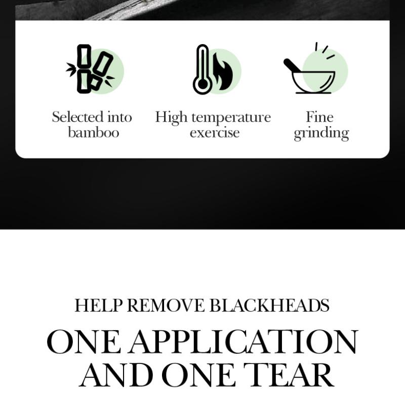 Bamboo Charcoal Blackhead Nasal Mask Sticker SADOERT Area Care 60g Skin Care Products