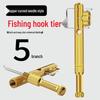 Quick Hook Tying Tool: Manual Knot & Inner Line Guide for Fishing Hooks