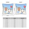 Cute Cartoon Bubu Dudu Pillowcase Polyester Cushion Cover Decorations  Pillow Case Cover Home Zippered 40X40cm