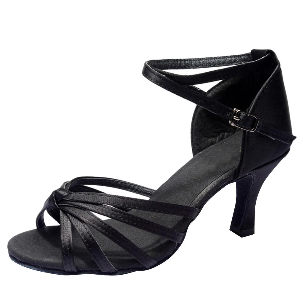 Kadın Moda Dans Rumba Vals Balo Balo Salonu Latin Salsa Dans Sandalet Ayakkabı