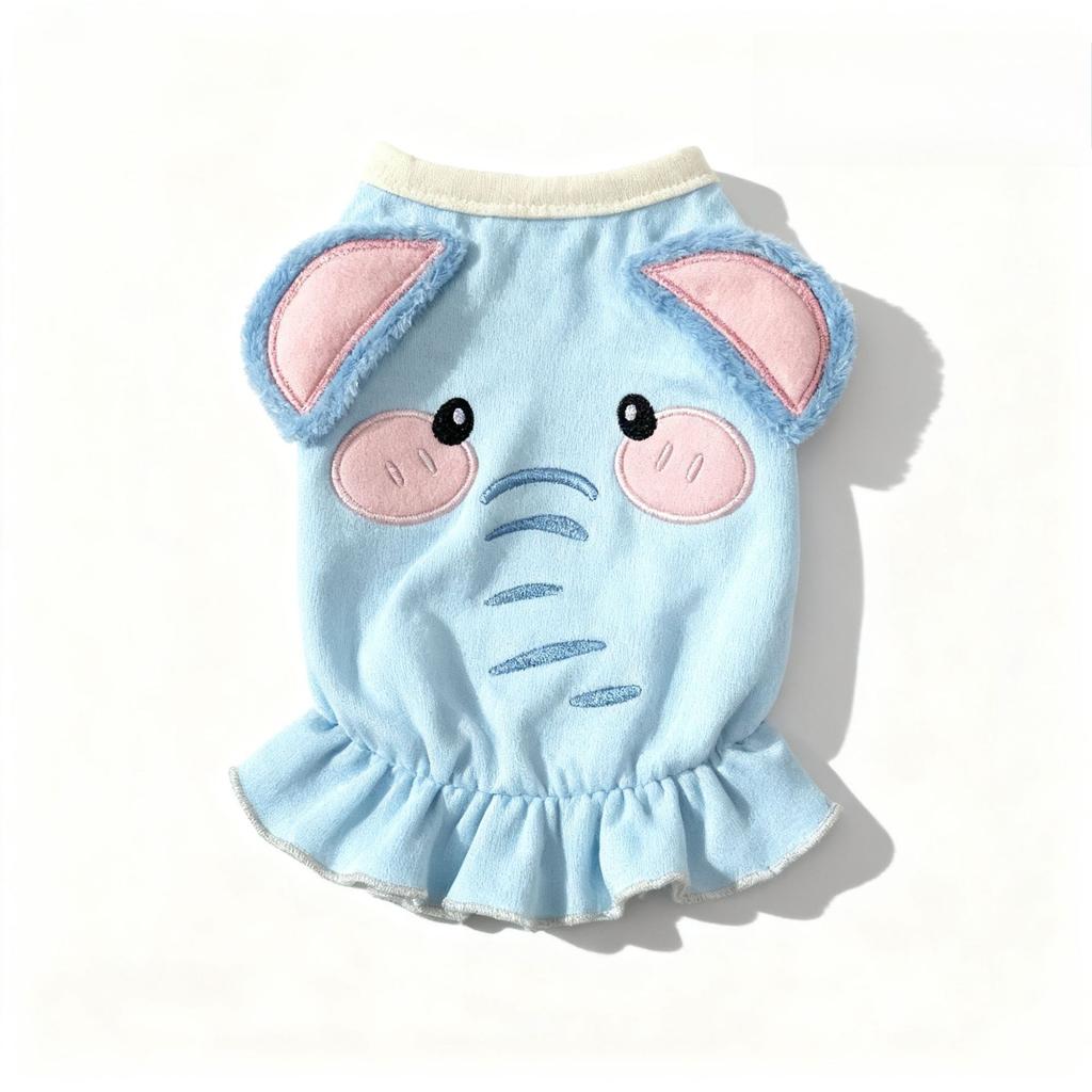 Vêtements pour animaux de compagnie Automne Hiver Vente en gros Vêtements chauds épaissis Mignon Animal de dessin animé Ours en peluche Corgi Chat Vêtements