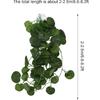 Pssopp Lifelike Plant Decorative Hanging Silk Terrarium Plant with Suction Cup for for Reptile Rainforest Box Aquarium Landscape(NFF‑83)