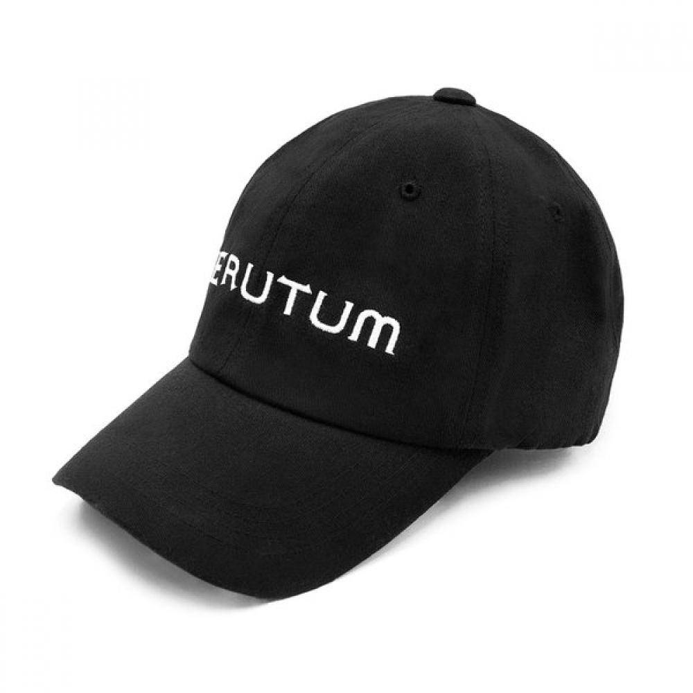 Verutum Front Logo Bio Washing Deep Cap Black Hw Bc147b Single option