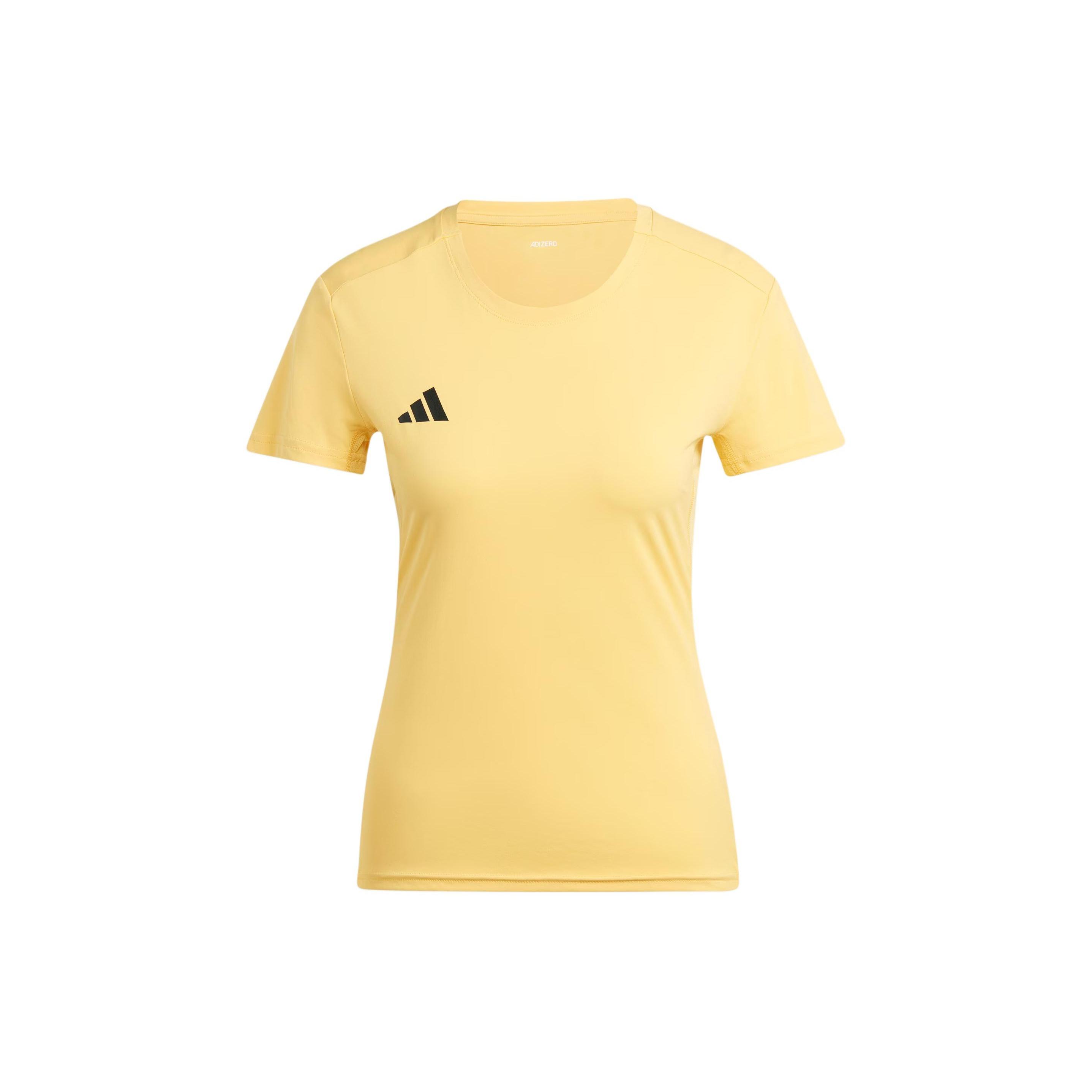 (WMNS) adidas Adizero Essentials Running T-shirt Asia Sizing Yellow Women s IR7125 S