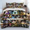 3D Print OW Overwatch Game DVA Beding Set Bedrom Soft Modern Bedspreads Comefortable Soft Duvet Cover Comfortable Quilt Cover And Pilowcase