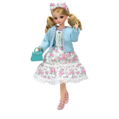 TAKARA TOMY Vestido Romântico Dolly Brinquedo de Faz de Conta para idades 3 anos e acima Licca-chan LW-18 Vestir