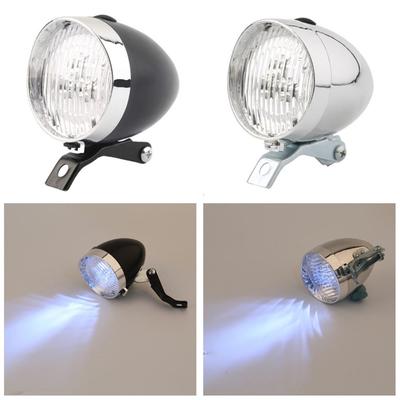 (Projektor)Klasické LED Vintage Bike Headlight Přední mlhové světlo na kolo Retro Head Light