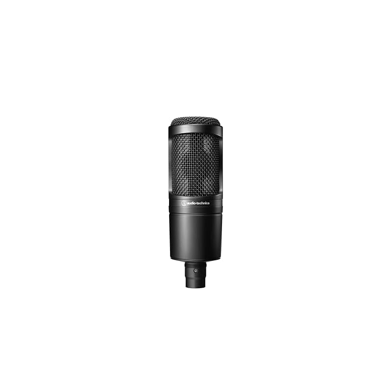 Audio-Technica AT2020 Condenser Microphone XLR - Ideal for Video Streaming, Home Recording, Podcasts, Live Commentary, and DTM (Desktop Music)