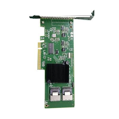 For LSI SAS 9210-8i 8-port 6Gb/s PCIe HBA RAID SATA Controller Card