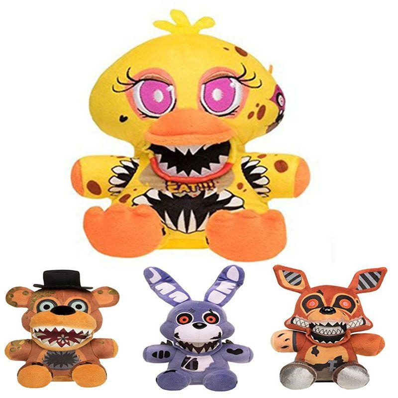 Fnaf Five Nights At Freddys Plush Toy Stuffed Animal Chica Bonny Foxy Gift Fans