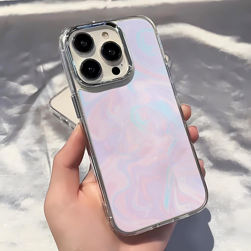 Purple Blending Clear Phone Case For IPhone 17 Air 16 15 14 13 12 11 Pro Max Back Cover For IPhone X XS XR 7 8 Plus Case Funda