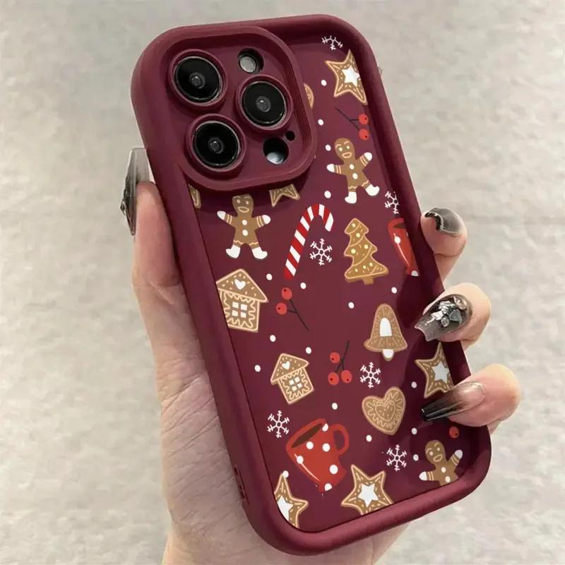Christmas Tree Pattern Phone Case For Samsung Galaxy A35 A14 A34 A24 A05 A05S A52 A32 A53 A33 S21 S20 FE S22 Plus Note 20 Ultra