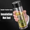Sealed Glass Water Bottle Double Wall Magnetic Glass Tumbler Multiple Uses Glass Tea Cup  Car Cup