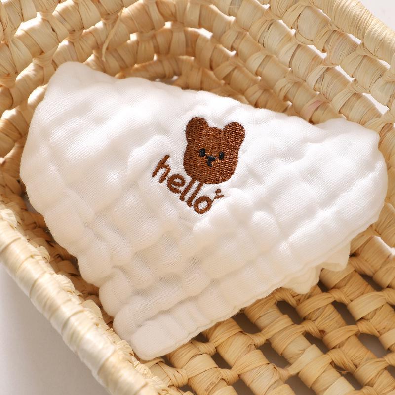 High-Value Cotton Gauze Drool Bib for Babies (1-2 Years), Summer Thin Style