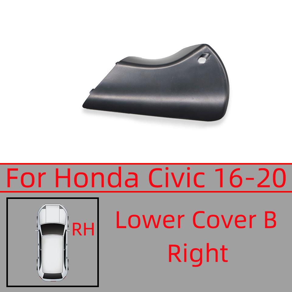 Left And Right External Rearview Mirror Lower Cover Cap Wing Side Mirror Lower Shell For Honda Civic 2016 2017 2018 2019 2020