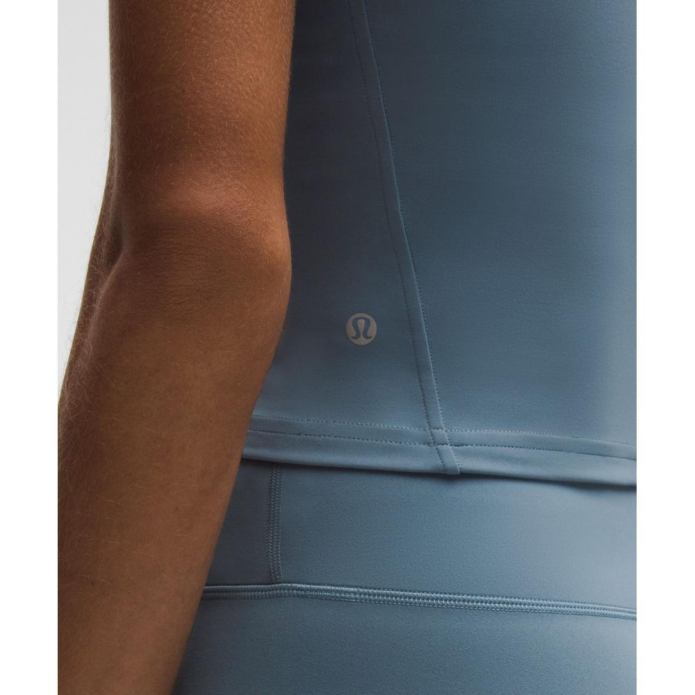 Lululemon Wunder Train RaCerBaCk Tank Top  Medium Support  B C Cup Steel Blue