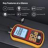 GM100 Digital Ultrasonic Thickness Gauge Tester Plastic Glass Ceramics Metal Plate Stainless Steel Pipe Wall Thickness Gauge
