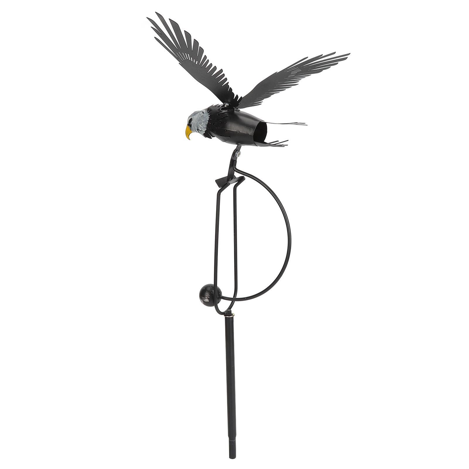 Metal Eagle Stake, Lifelike Stake Ornament Iron Outdoor Garden Decoration for Garden, Lawn, Courtyard