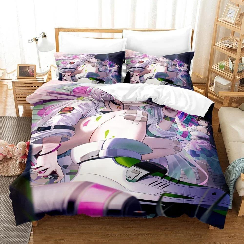 3D Printed Anime Kawaii Girls' Frontline Bedding Set Single Twin Full Queen King Size Bed Set Adult Kid Bedroom Duvet Cover Sets