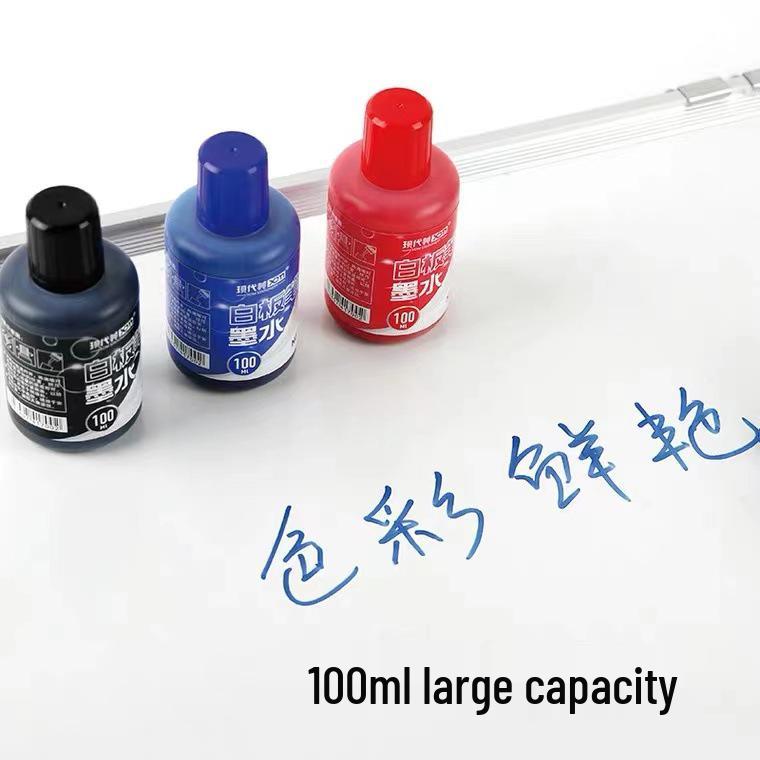 Erasable Whiteboard Marker Ink Refill 100ml - Available In Red, Black, and Blue