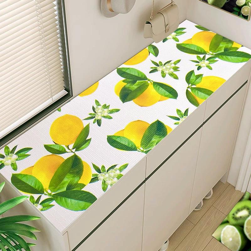 1 Roll Placemats Thickened Dustproof Reusable Drawer Liner Mats Multifunctional Kitchen Table Mat Moisture-proof