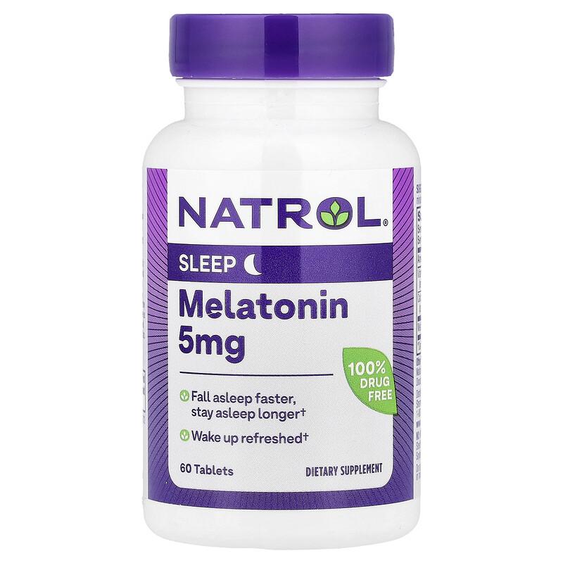 Melatonin, 5 Mg, 60 Tablets