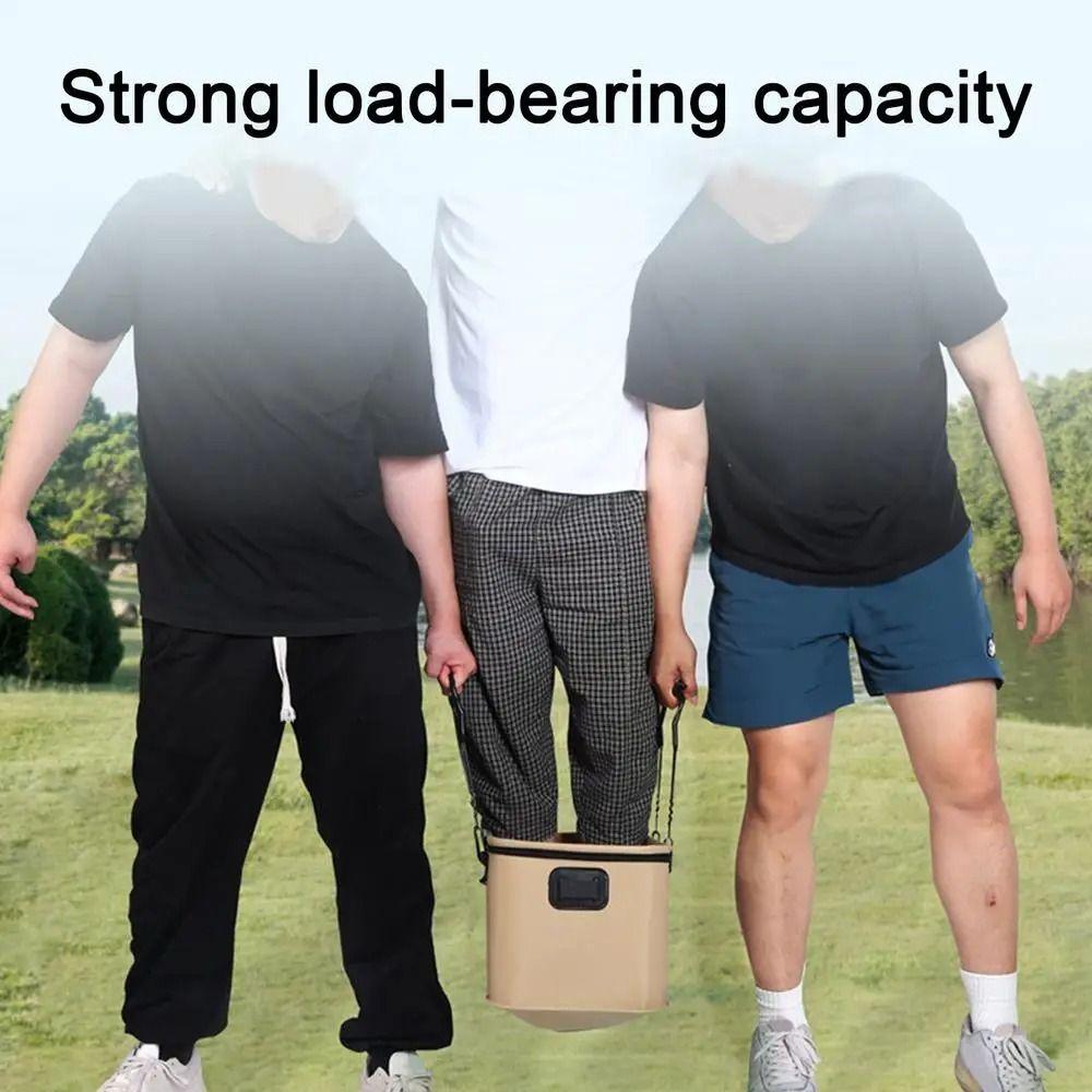 Foldable Live Fish Bucket Rectangular Live Fish Box Water Bag Fishing Bucket  Fishing Tackle