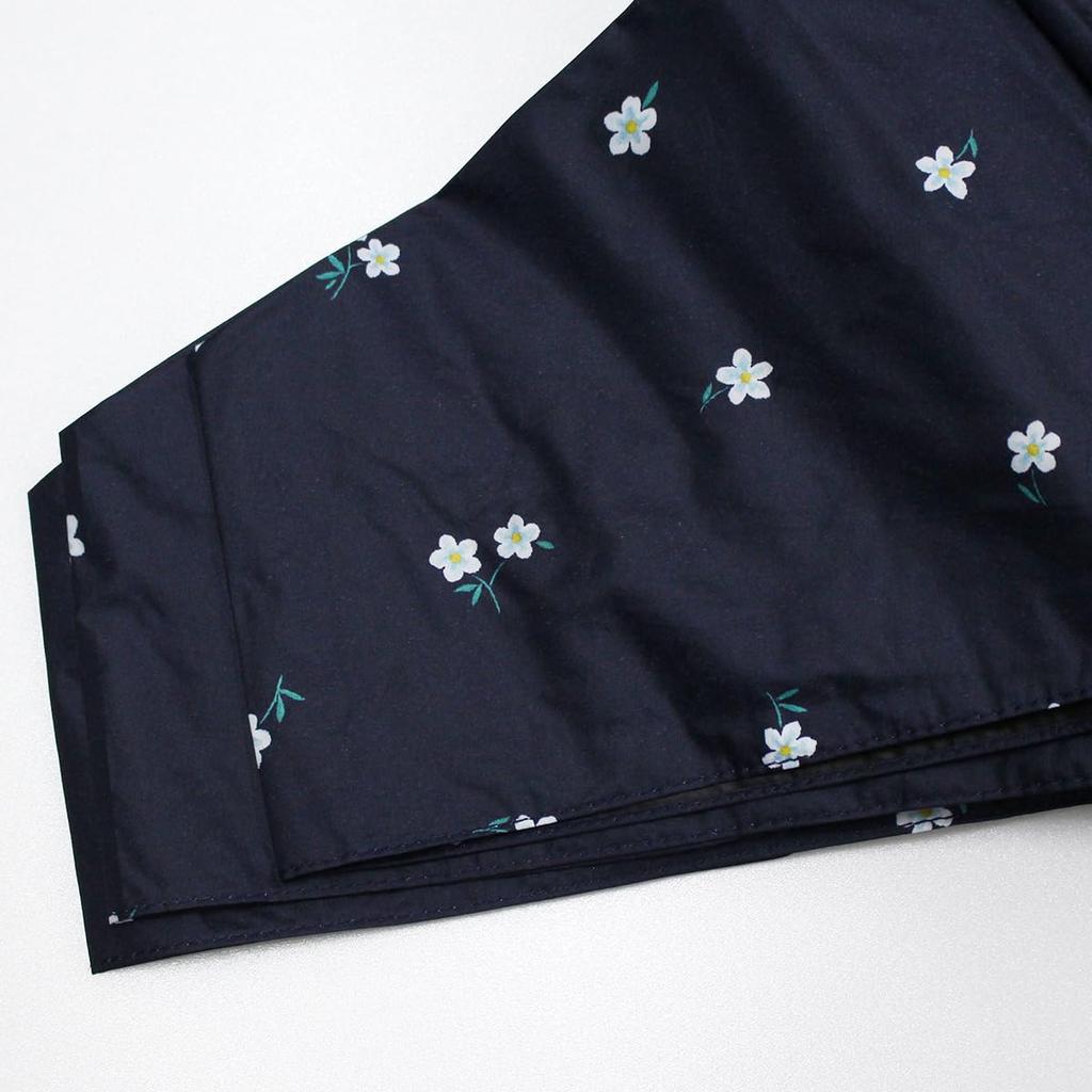 Nifty Colors Folding Petit Fleur Automatic Mini 2488NV Umbrella, Light-Shielding 50,