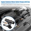 X Autohaux No.253292K000/253303K000 Engine Radiator Coolant Filler Neck for Kia Soul 10-11
