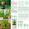 Plant Support Pile Plastic Round Plant Support Ring Potted Vine Climbing Fixing Rod Holder Plant Stake Cage Rack Garden Supplies