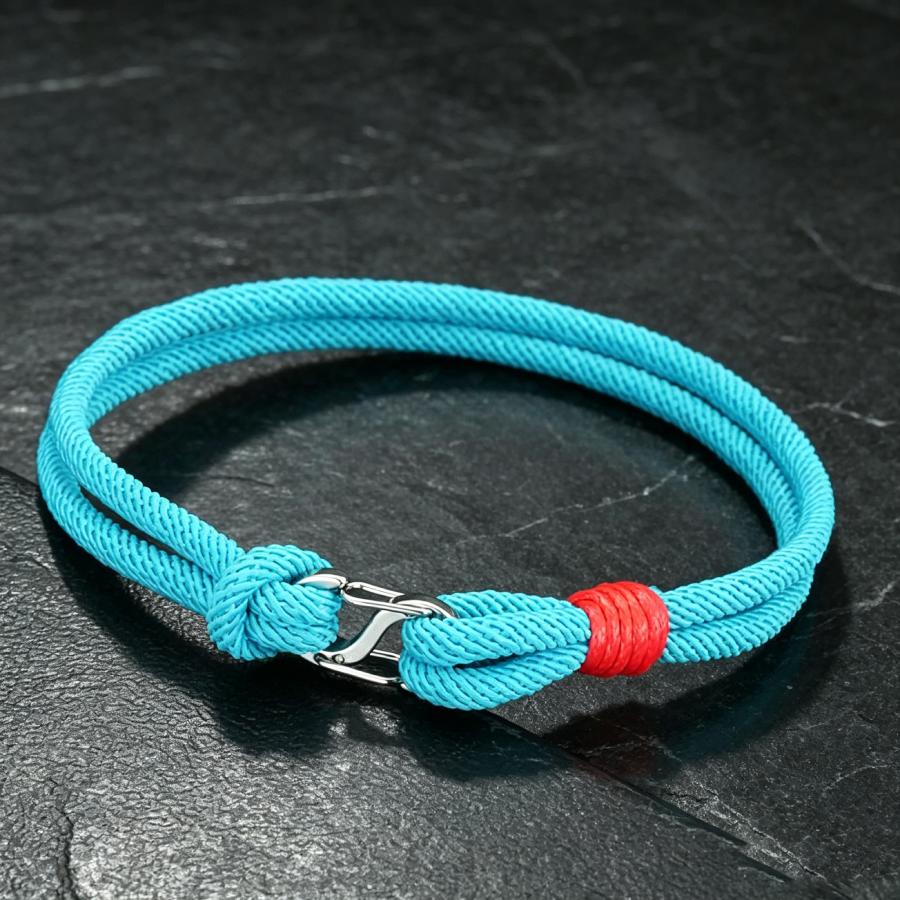 Unique Men Cord Bracelet Premium Selected 3mm Rope 7 Color Options Exquisite Stainless Steel Buckle Boyfriend Wrist Accessory