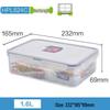 Lock & Lock Divided Microwaveable Plastic Food Container