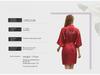 Summer Bride Wedding Nightgown Cardigan, Thin Five-Point Sleeve, Solid Color Morning Gown