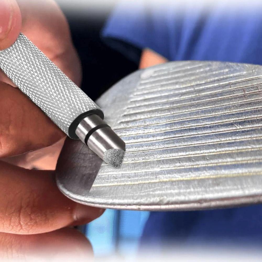 Aluminum Zinc Zinc Alloy Golf Club Groove Cleaning Tool Anti-slip Golf Club Groove Sharpener  For Irons