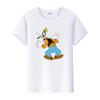 Fashion Cartoon Goofy Goof Clothes Oversized T-shirt Summer White Tees 90S Tops Harajuku Blouses Tshirt Unisex