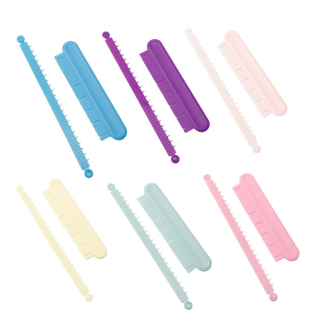 Plastic Curved Fondant Measuring Ruler Baking Tools