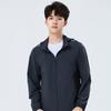 1011 popular couple summer sunscreen clothes men's elastic breathable skin clothes women's sports and leisure removable hat thin jacket