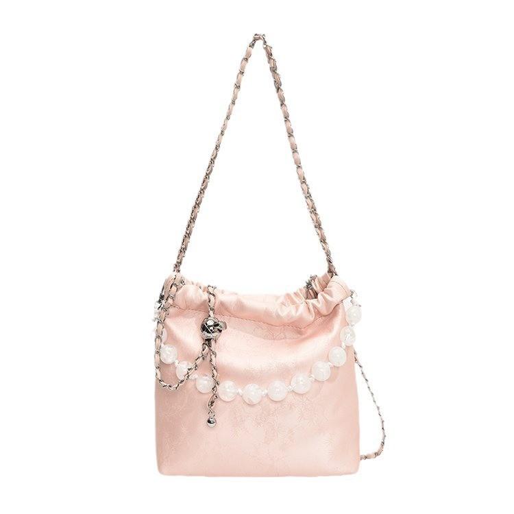 IELGY Exquisite and Fashionable Handbag, Foreign Style Solid Color Versatile Shoulder High Texture Simple Trend Messenger Bag