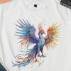 Watercolor Dragon T-Shirt, Fantasy Mythical Wings Tee