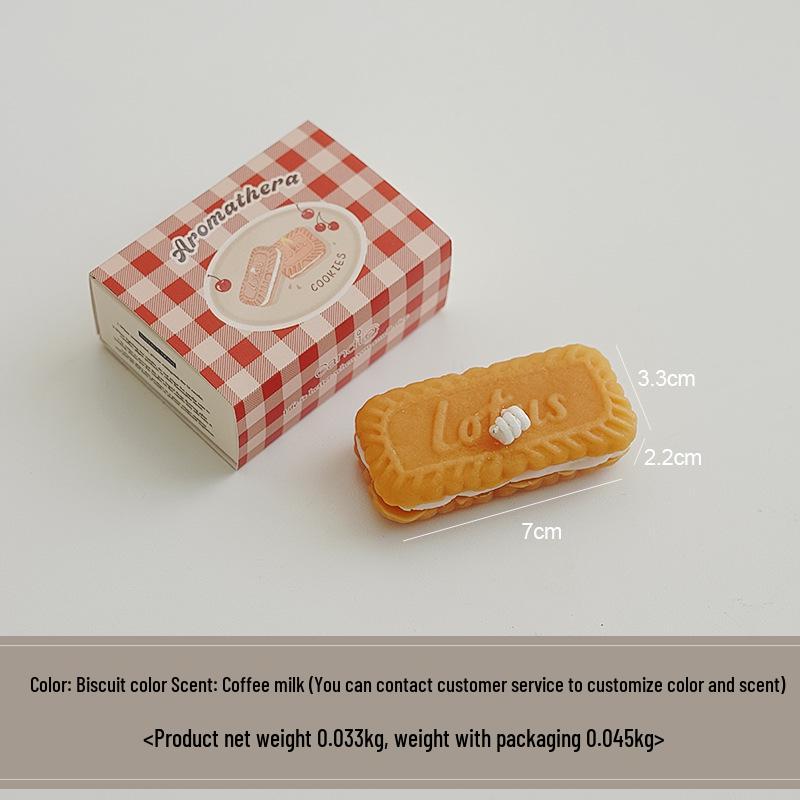 Caramel Cookie Soy Wax Candle - Creative Wedding Favors with Aromatherapy Gift Box