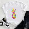 Flowers Instagram Explosion in Europe and The United States Clothing Top Shortsleeved Tshirt Oversized T Shirt  Tops