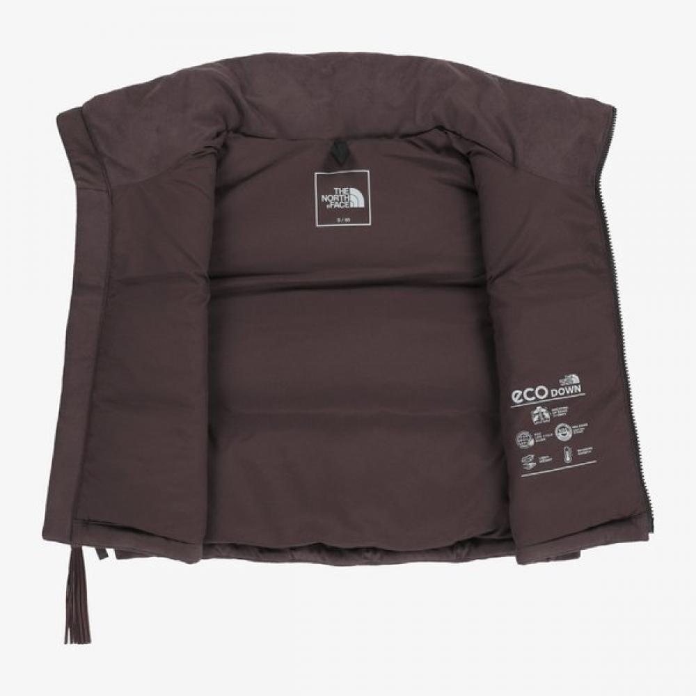 The North Face Women S Suede nuptSe veSt  rdS  Brown Nv1dr82j