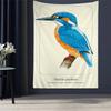 Various Types Of Birds Animal Introduction Printed Large Wall Tapestry Art Science Fiction Room Home Decor Decor Blanket