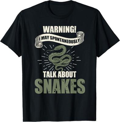 Maglietta Serpente Divertente Amante dei Serpenti Erpetologia Erpetologo Regalo T-Shirt Unisex