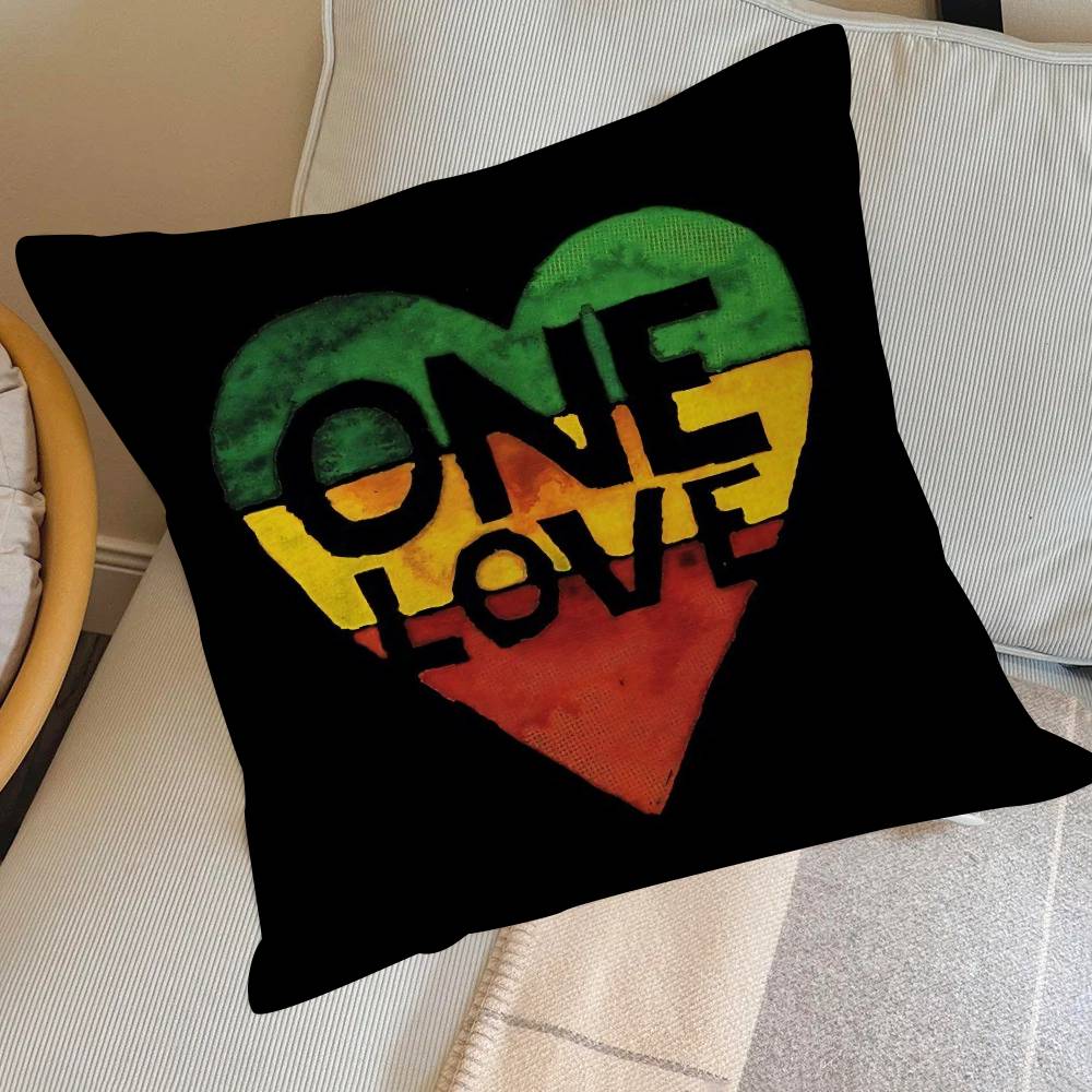 Classic Bobs Marley & T-The Wailers Cushion Cover Decorative Pillow Sofa Home Decor Case Pillow Cases
